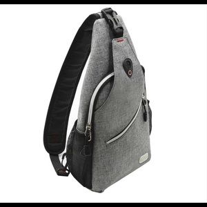 Mosiso Polyester Sling Chest Backpack